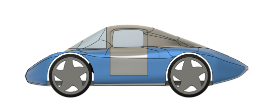 小型电动汽车造型3D数模图纸 STEP格式缩略图